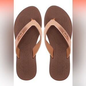 3/$20 Oncai Brown Flip Flops